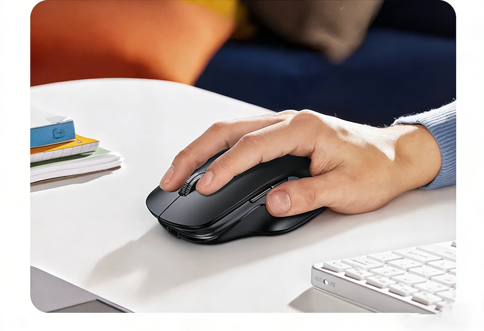 Formato Ergonômico – Mouse Ergonômico Recarregável HOCO GM40