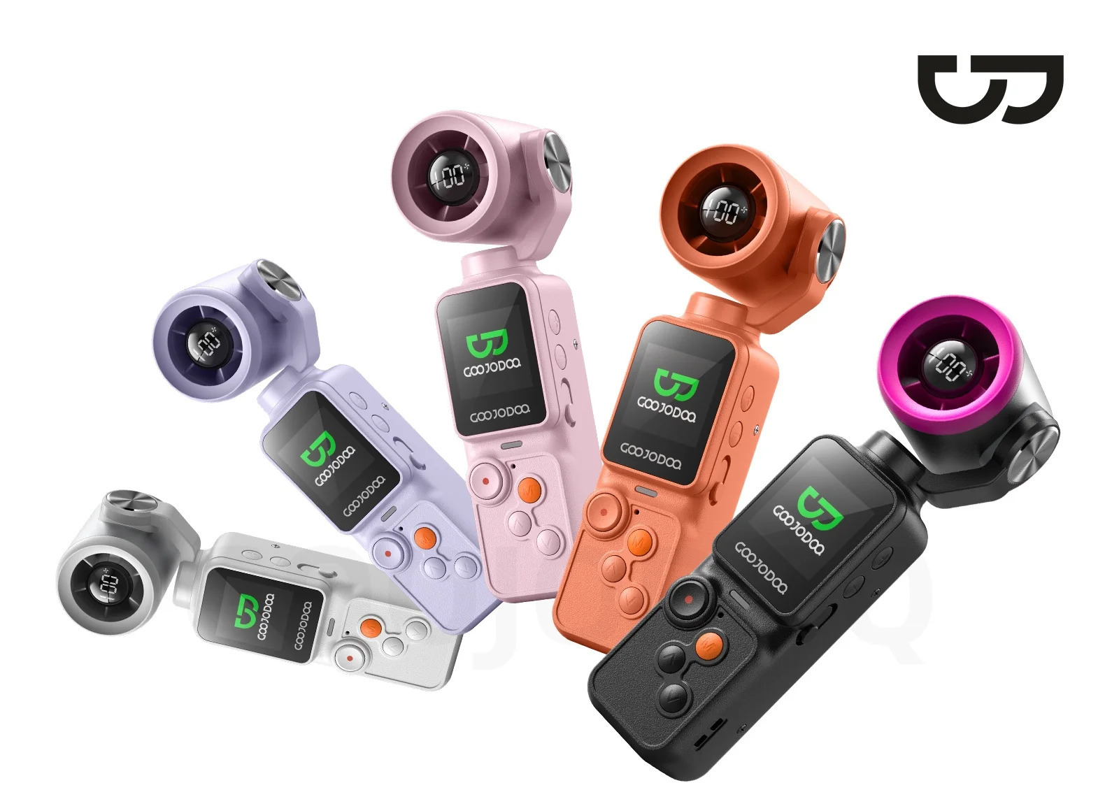 Ultraleve e em 5 Cores – Câmera Portátil GOOJODOQ GFS025 com Ventilador Turbo e Gimbal 180°