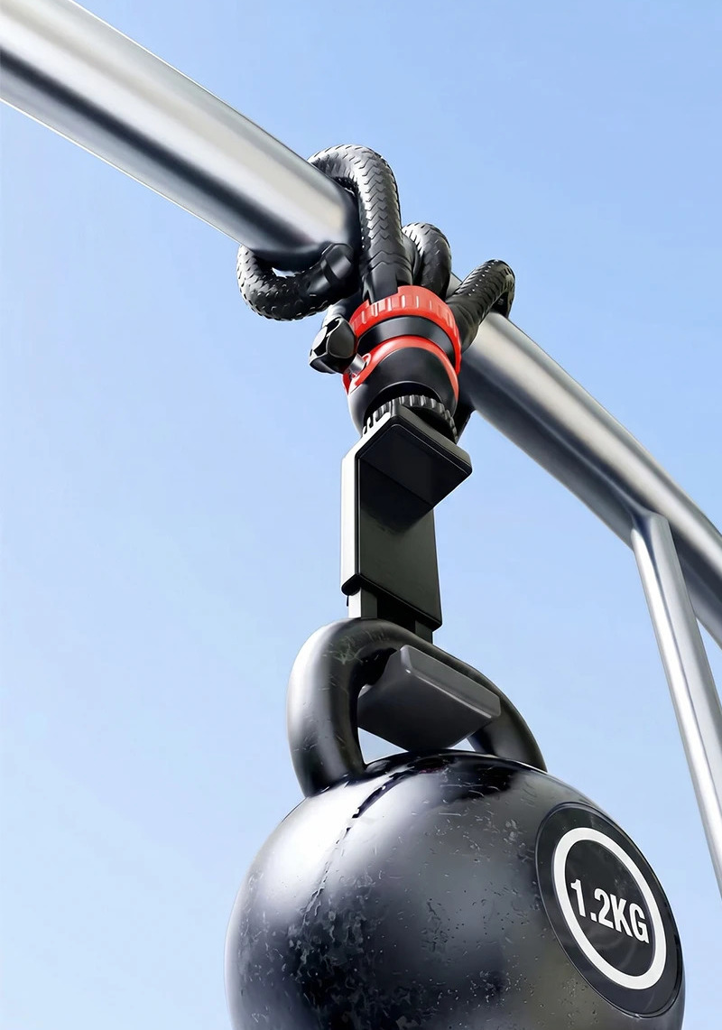 Suporta até 1,2kg – Tripé Flexível Kuulaa para Celular e Câmera com Controle Remoto