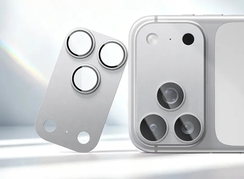 Protetor de lente Baseus cobertura total para iPhone 18