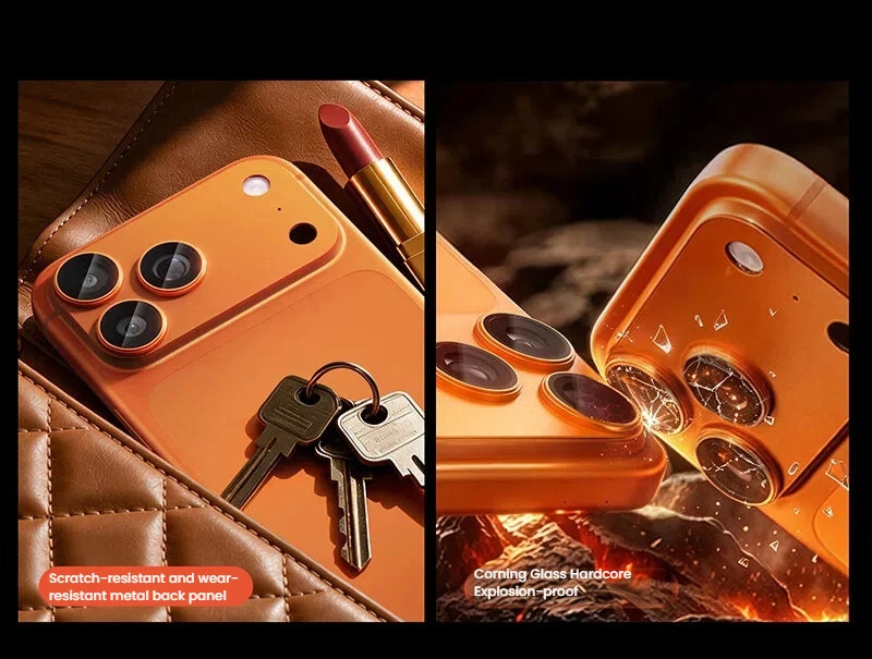 Vidro Corning à Prova de Quedas – Protetor de Lente Baseus Cobertura Total para iPhone 18 Pro/Pro Max