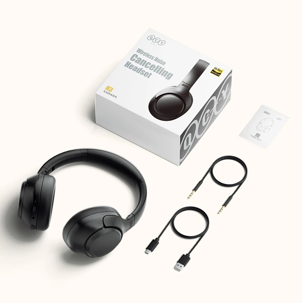 O que Vem na Caixa – Headset QCY H3 ANC Bluetooth 5.4