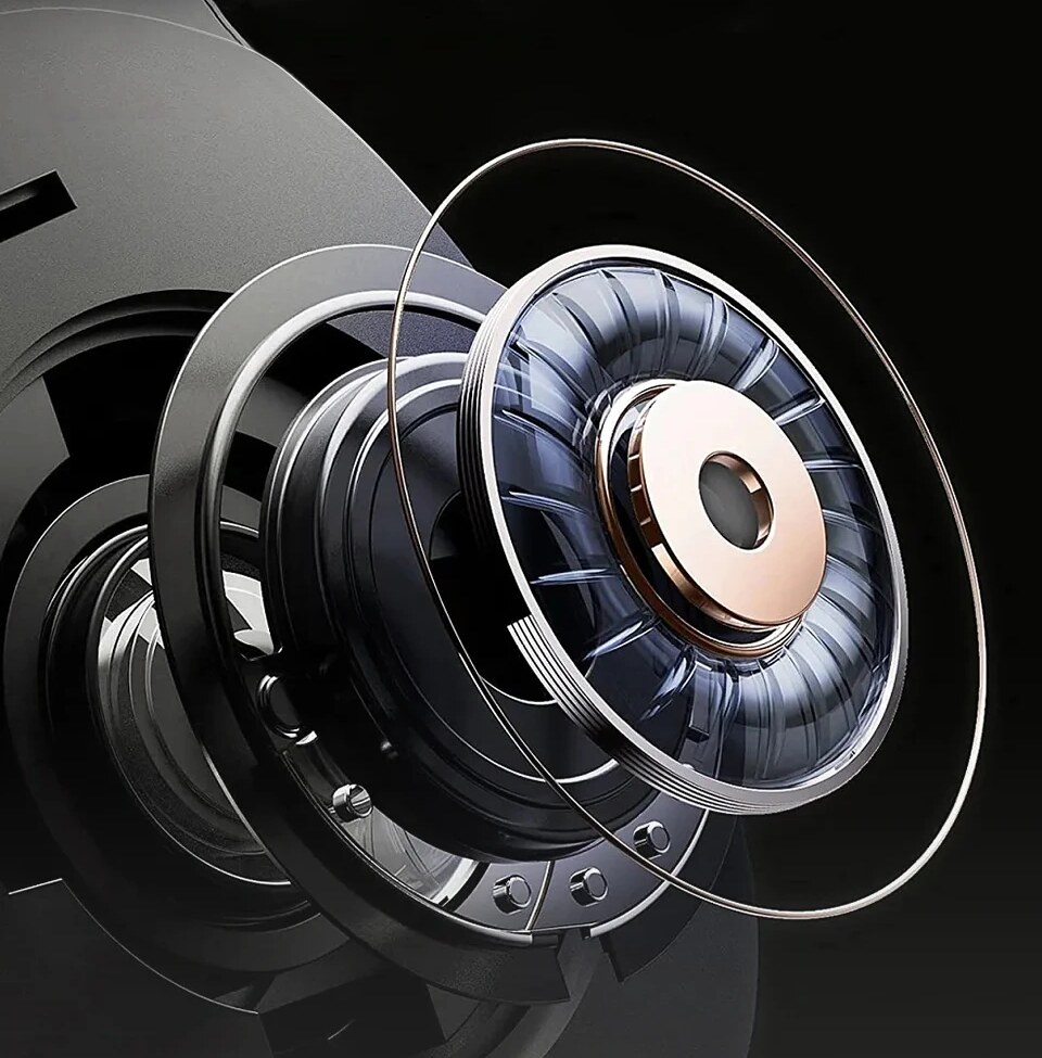Driver Dinâmico de 40mm com Som 3D – Headset QCY H3 ANC Bluetooth 5.4