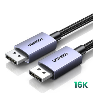 Cabo DisplayPort 2.1 UGREEN 16K 80Gbps Trançado