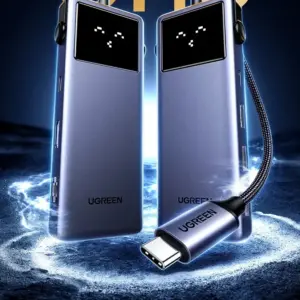Hub USB-C UGREEN Uno 7 em 1 HDMI 4K RJ45 PD 100W