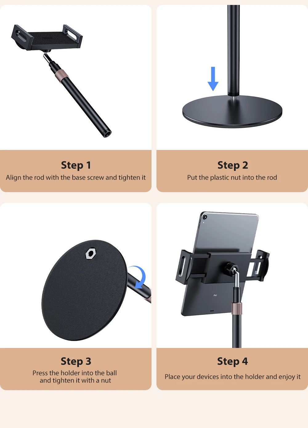 Instalação Fácil – Suporte VESA UPERFECT Ajustável para Monitor Portátil
