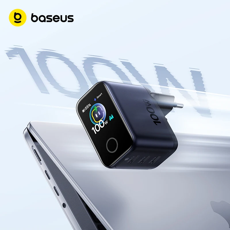 Carregador Baseus PicoGo AH22 100W com display