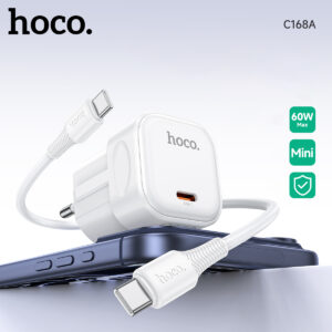 Carregador HOCO C168A GaN PD 40W USB-C com cabo